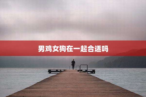 男鸡女狗在一起合适吗