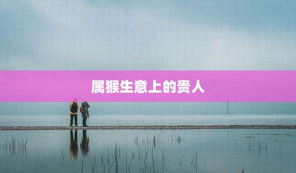 属猴生意上的贵人
