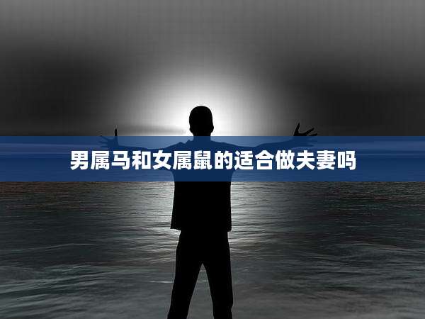男属马和女属鼠的适合做夫妻吗