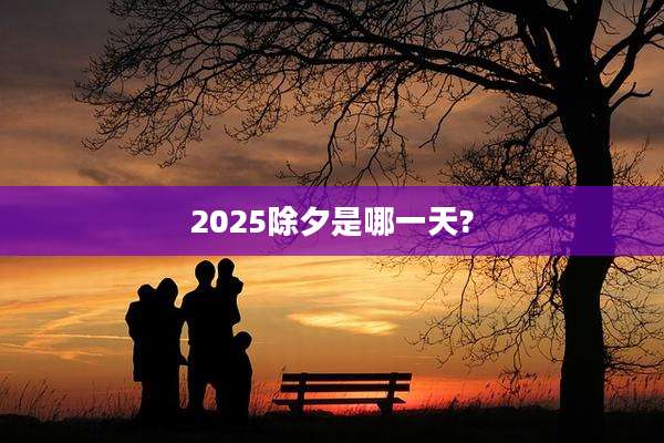 2025除夕是哪一天?