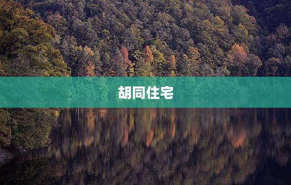 胡同住宅