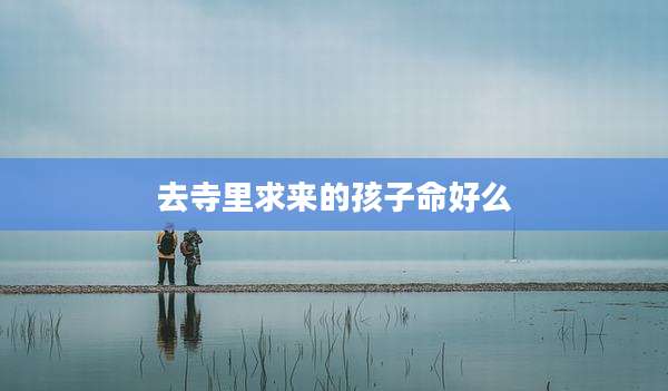 去寺里求来的孩子命好么