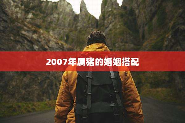 2007年属猪的婚姻搭配