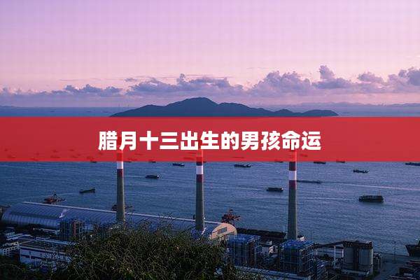 腊月十三出生的男孩命运