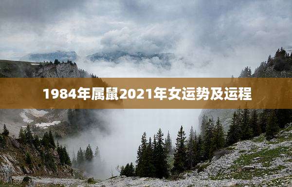 1984年属鼠2021年女运势及运程