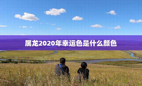 属龙2020年幸运色是什么颜色
