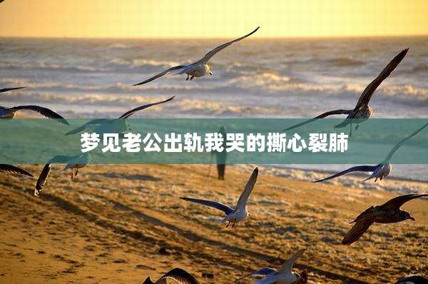 梦见老公出轨我哭的撕心裂肺