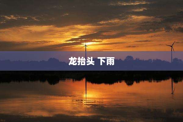 龙抬头 下雨