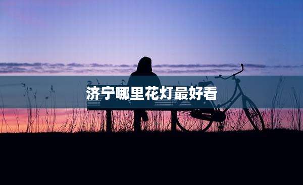 济宁哪里花灯最好看