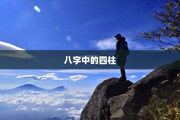 八字中的四柱