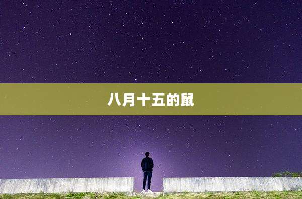 八月十五的鼠