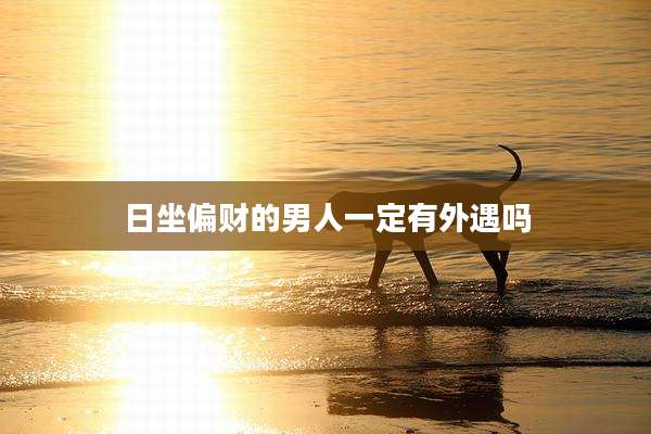 日坐偏财的男人一定有外遇吗