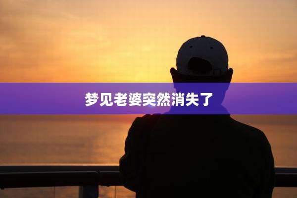 梦见老婆突然消失了