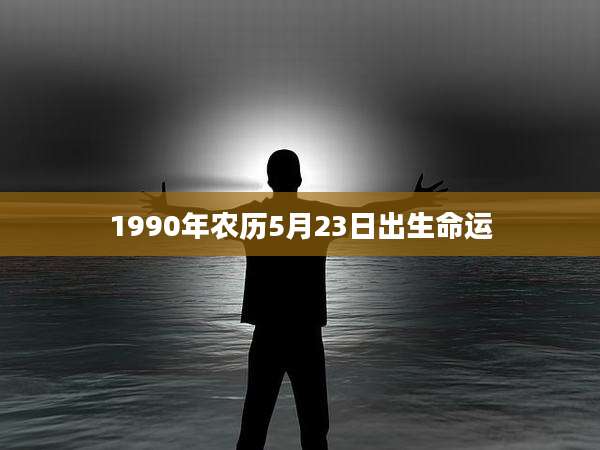 1990年农历5月23日出生命运