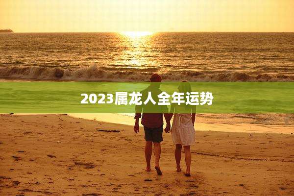 2023属龙人全年运势