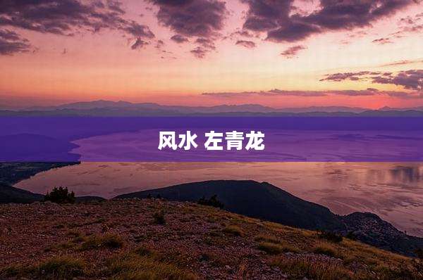 风水 左青龙