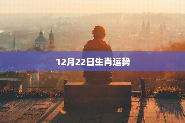 12月22日生肖运势