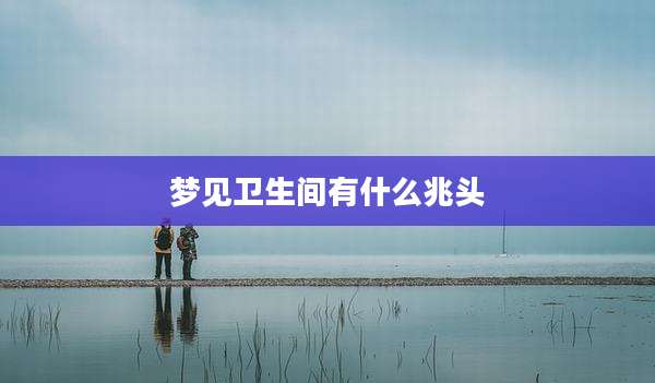 梦见卫生间有什么兆头