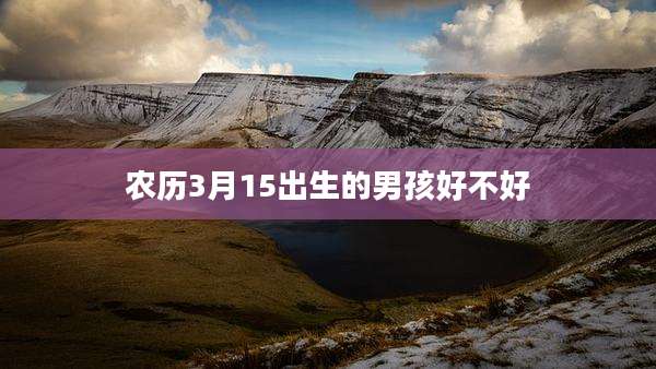 农历3月15出生的男孩好不好
