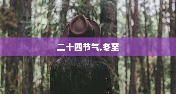 二十四节气,冬至