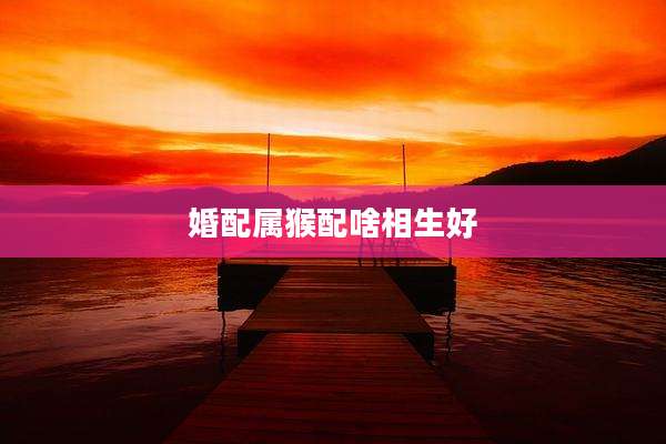 婚配属猴配啥相生好