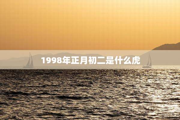 1998年正月初二是什么虎