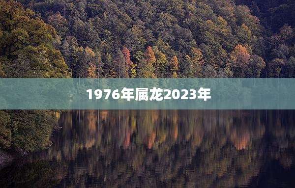 1976年属龙2023年