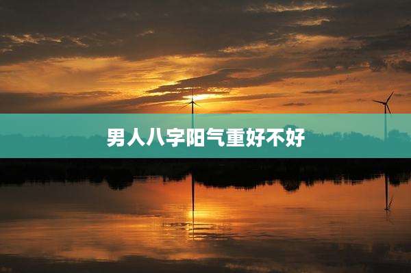 男人八字阳气重好不好