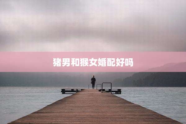猪男和猴女婚配好吗