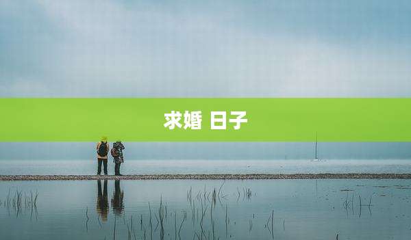 求婚 日子