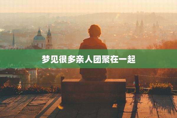 梦见很多亲人团聚在一起