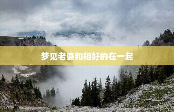 梦见老婆和相好的在一起