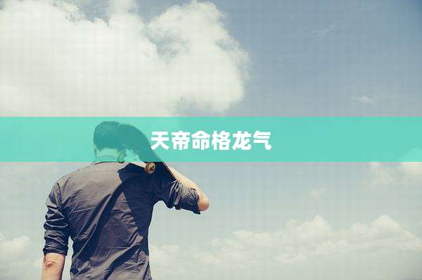 天帝命格龙气
