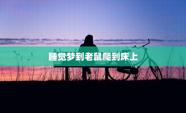 睡觉梦到老鼠爬到床上
