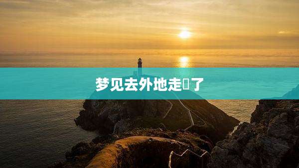 梦见去外地走丟了