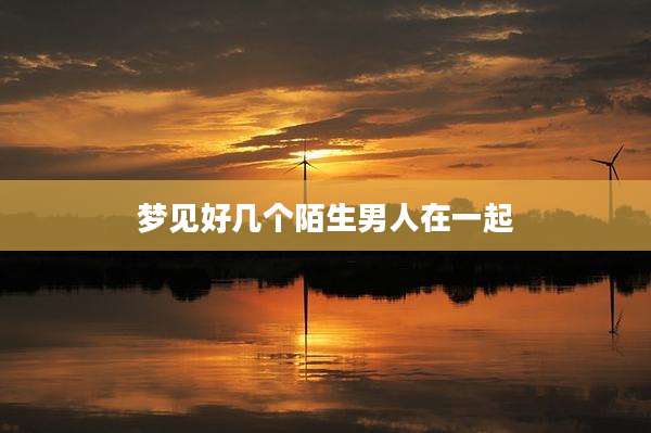 梦见好几个陌生男人在一起