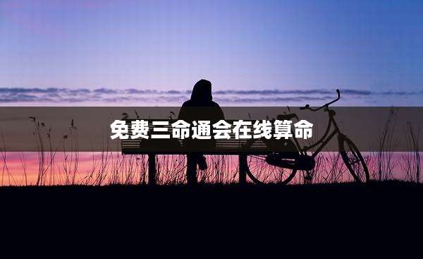 免费三命通会在线算命