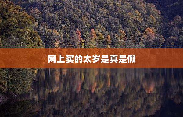 网上买的太岁是真是假