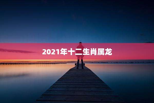 2021年十二生肖属龙