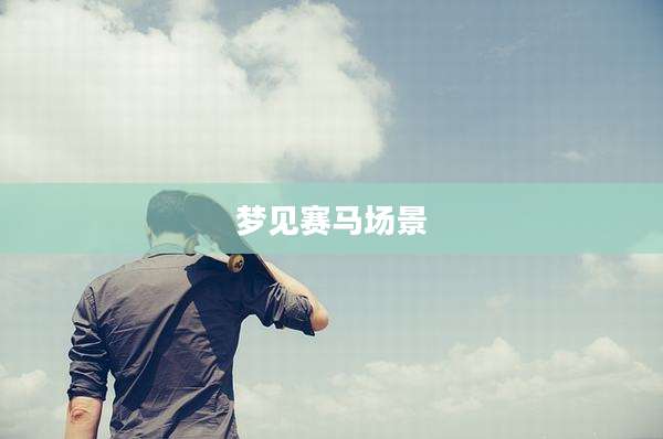 梦见赛马场景