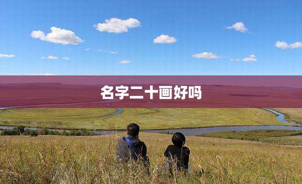 名字二十画好吗
