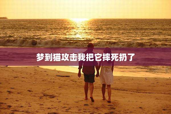 梦到猫攻击我把它摔死扔了