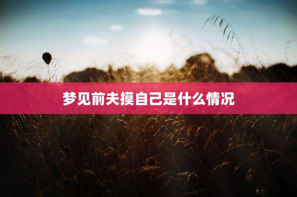 梦见前夫摸自己是什么情况