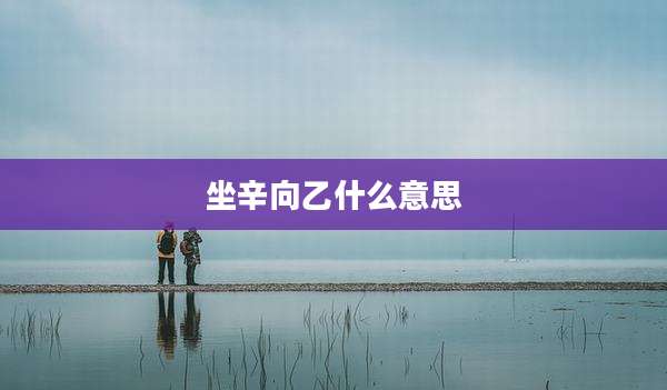 坐辛向乙什么意思