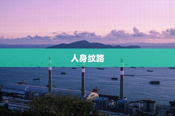 人身纹路