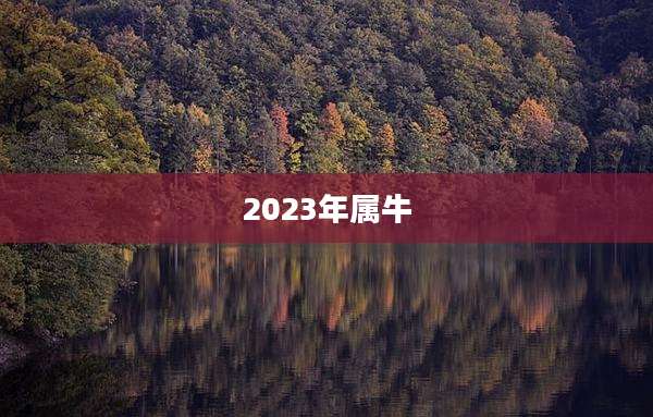 2023年属牛