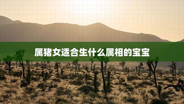 属猪女适合生什么属相的宝宝
