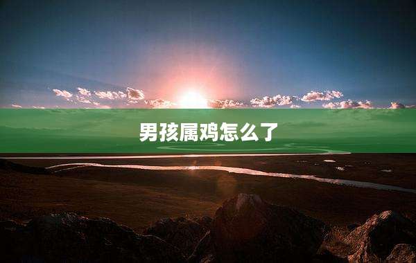 男孩属鸡怎么了