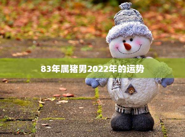83年属猪男2022年的运势