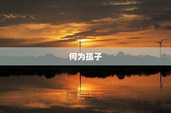 何为孤子